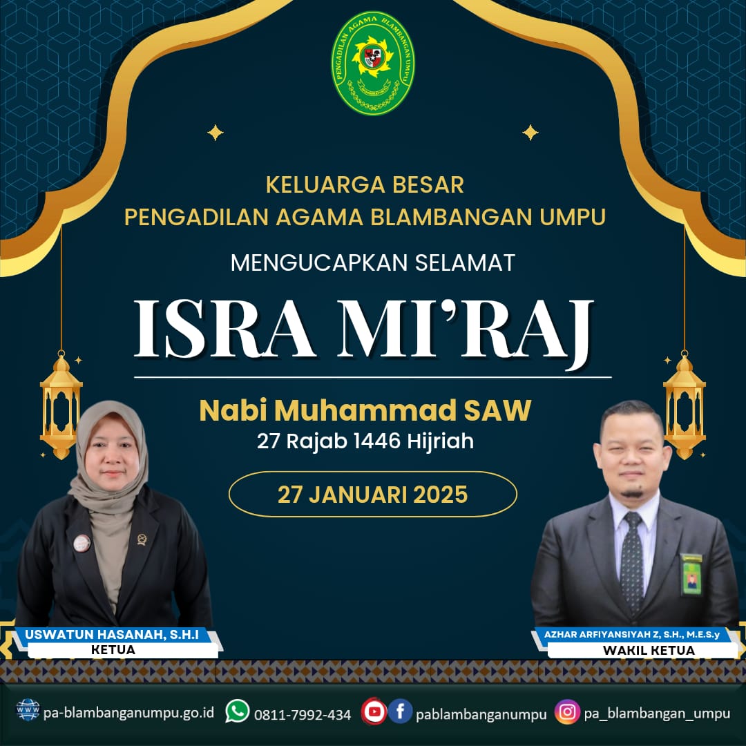 Isra Mi’raj Nabi Muhammad SAW 1446 H