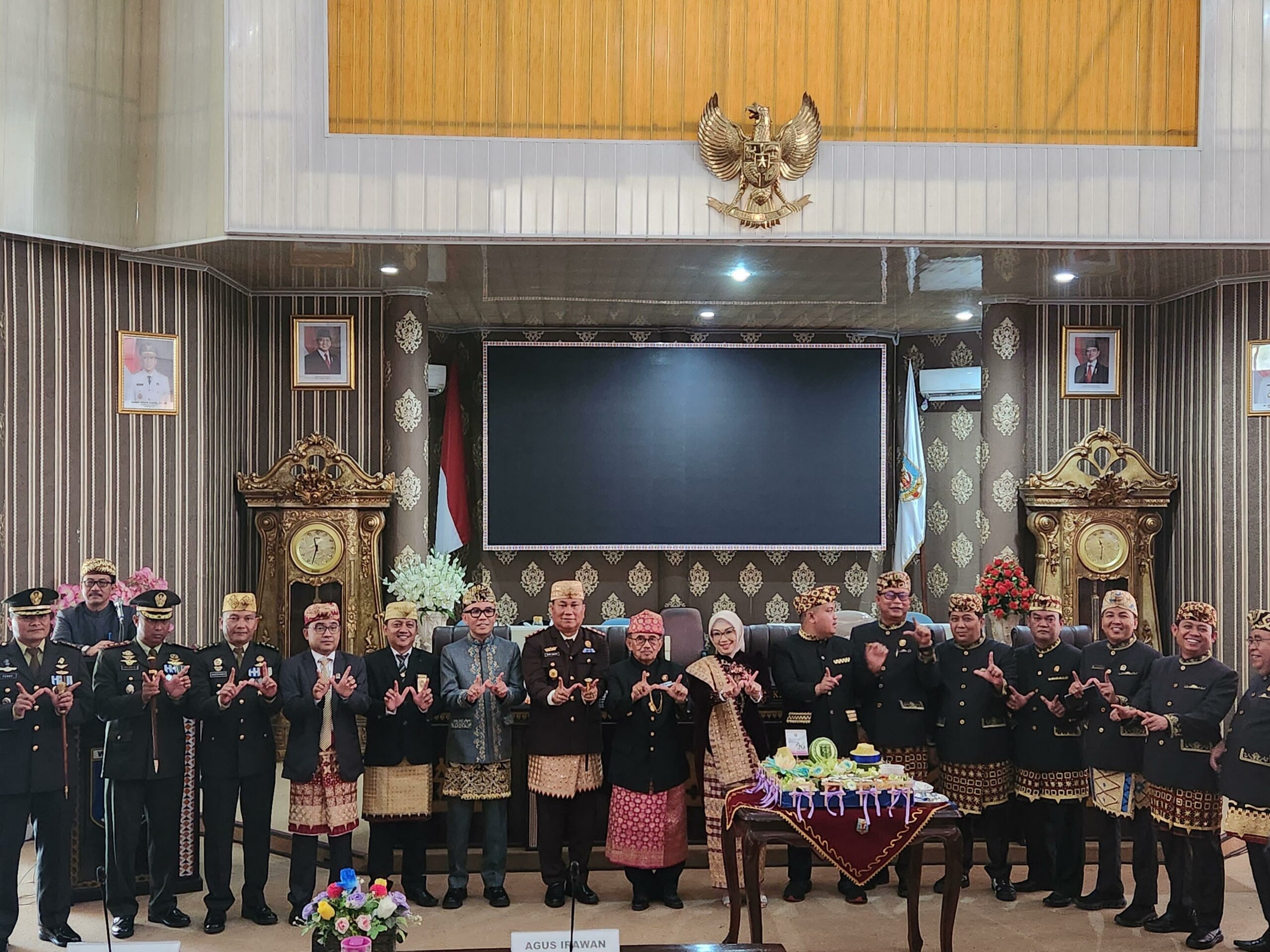 Rapat Paripurna DPRD dalam rangka HUT Way Kanan Ke-26