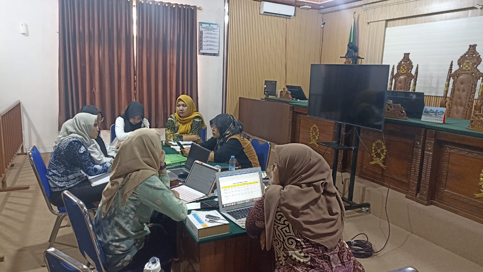 Pengadilan Agama Blambangan Umpu Susun Tindak Lanjut Hasil Pengawasan