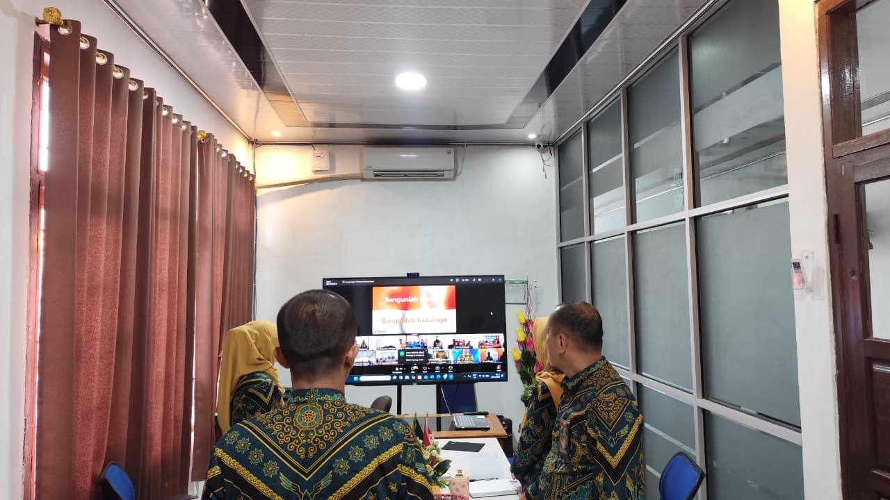 Sekretaris PA Blambangan Umpu Ikuti Sosialisasi Aplikasi e-Monev Bappenas Generasi 4