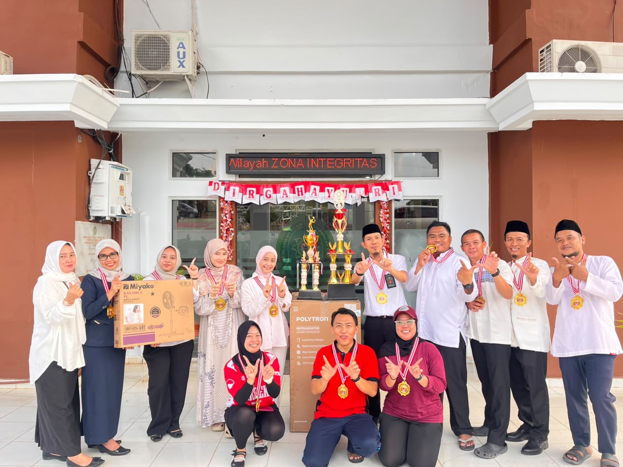 Borong Dua Piala, Tim PTWP PA Blambangan Umpu Raih Juara 1 dan 3 di Turnamen PELTI Way Kanan