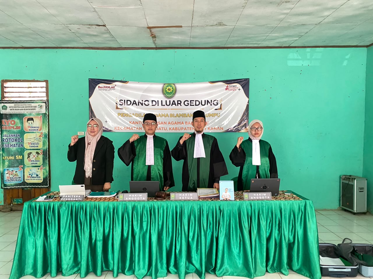 Pengadilan Agama Blambangan Umpu Rampungkan Sidang di Luar Gedung pada Kecamatan Baradatu