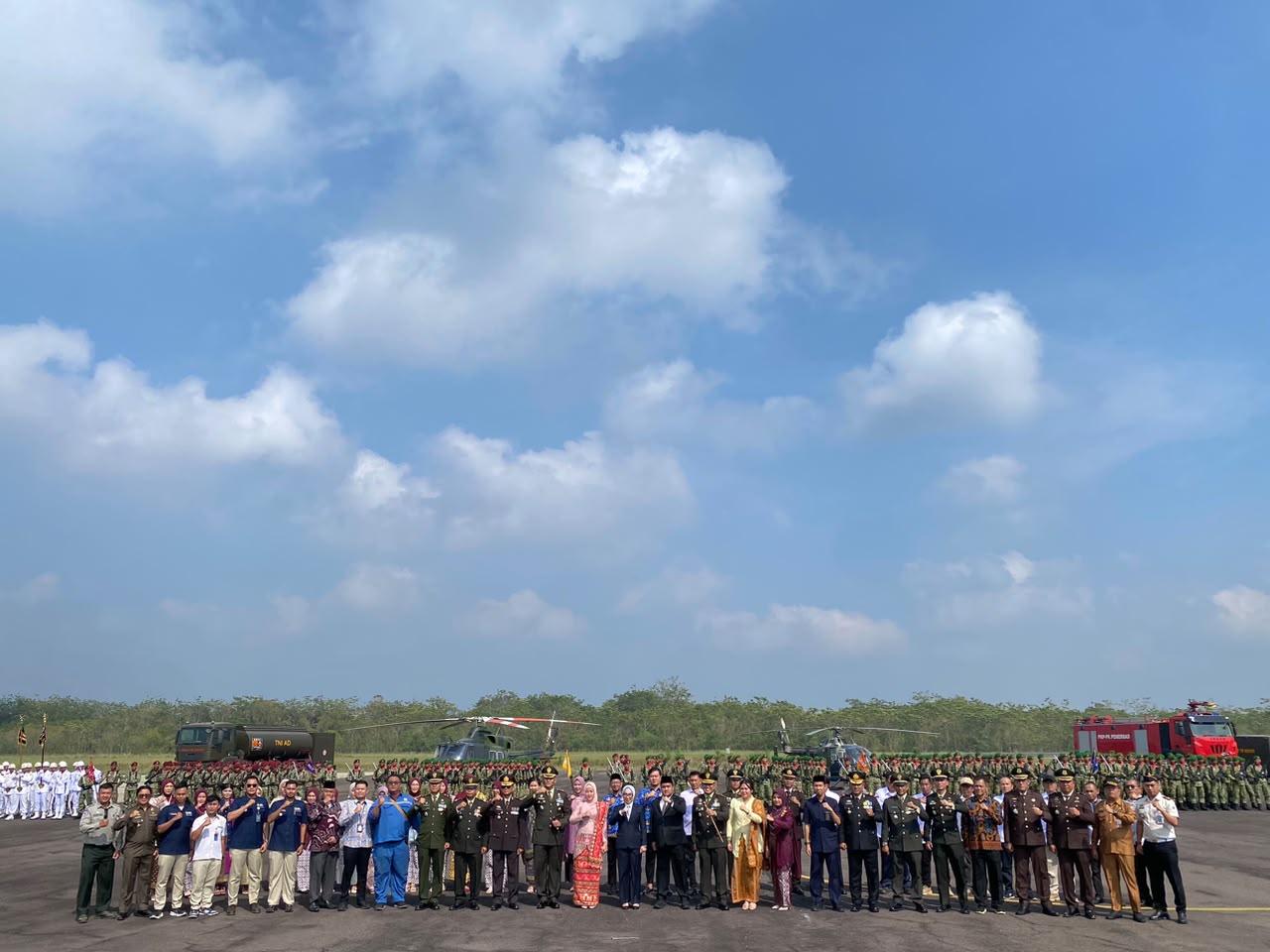Ketua PA Blambangan Umpu Hadiri Peringatan HUT Ke-81 TNI di Lanudad Gatot Soebroto Way Kanan