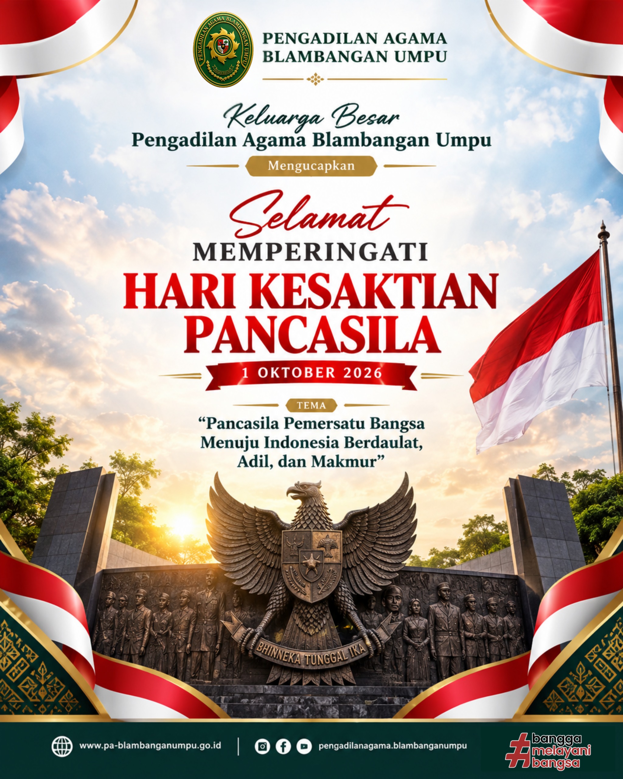 Memperingati Hari Kesaktian Pancasila (1 Oktober 2026)
